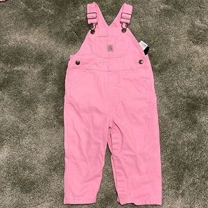 Carharrt Pink Overalls Toddler 18M
